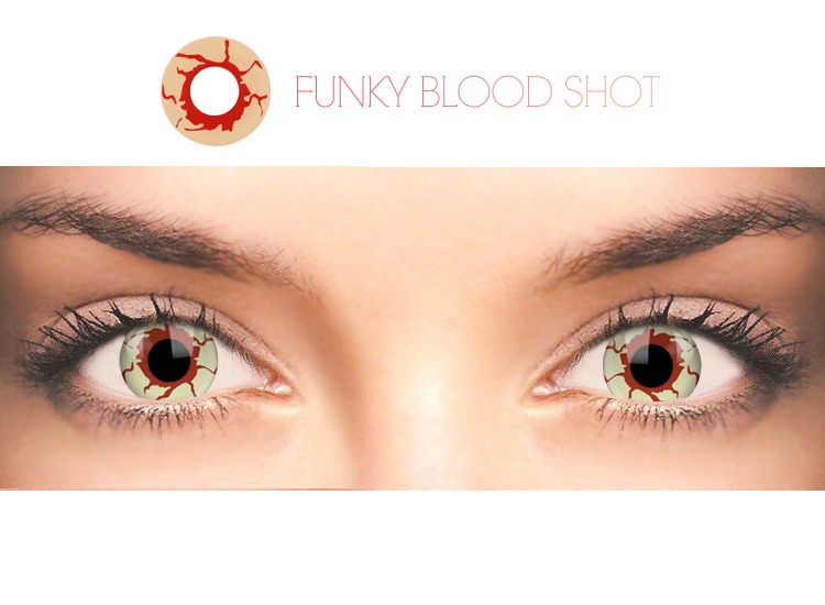 Funky Blood Shot Cosplay Lenses